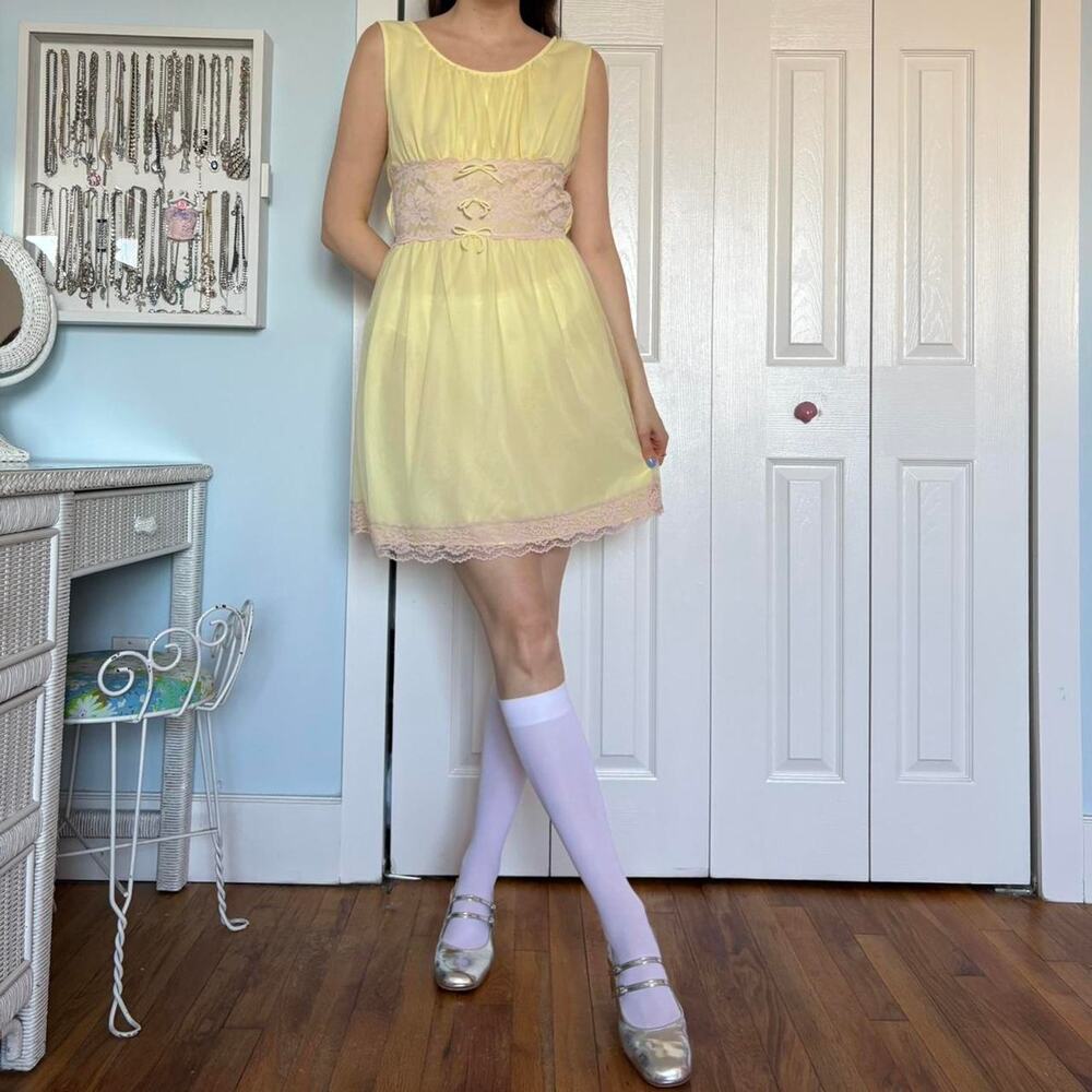 60s babydoll slip dress cupcake core